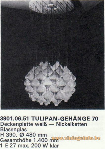 Kalmar Franken KG Tulipan 70 Flush Mount