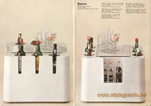 Artemide Bacco Bar Table, Design: Sergio Mazza