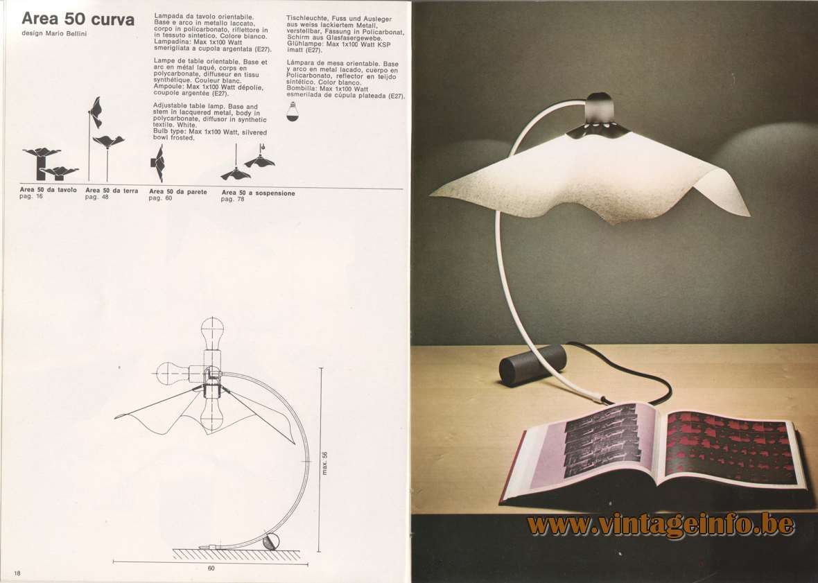 Kænguru Påvirke Destruktiv Artemide Catalogue 1976 –Vintageinfo – All About Vintage Lighting