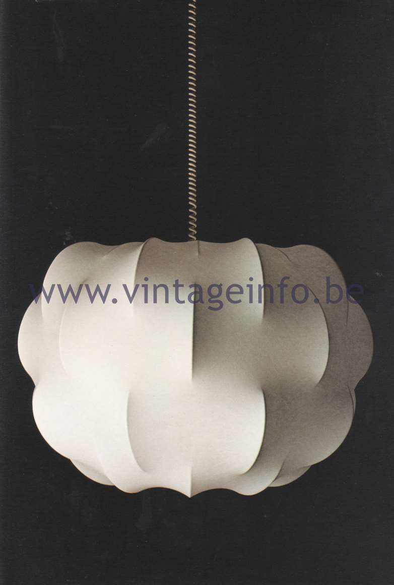 Flos Catalogue 1980 – Nuvola lamp, design Tobia Scarpa