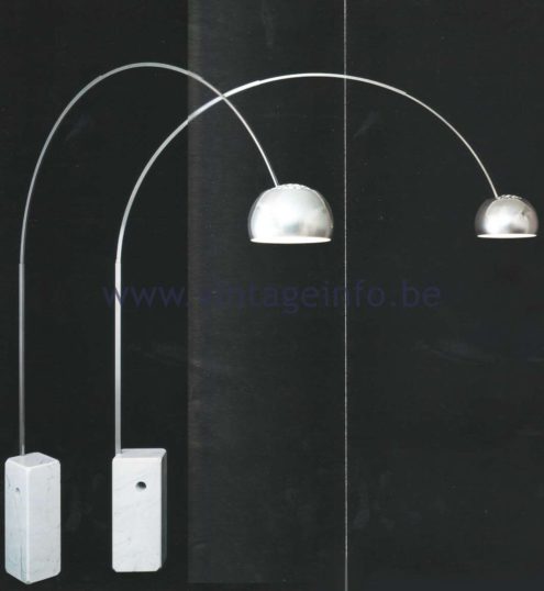 Flos Catalogue 1980 – Arco, design Achillle & Pier Giacomo Castiglioni