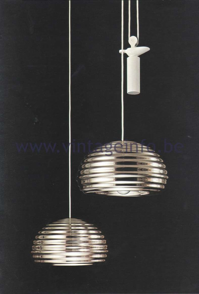 Splugen Bräu pendant light, design Achille & Pier Giacomo Castiglioni