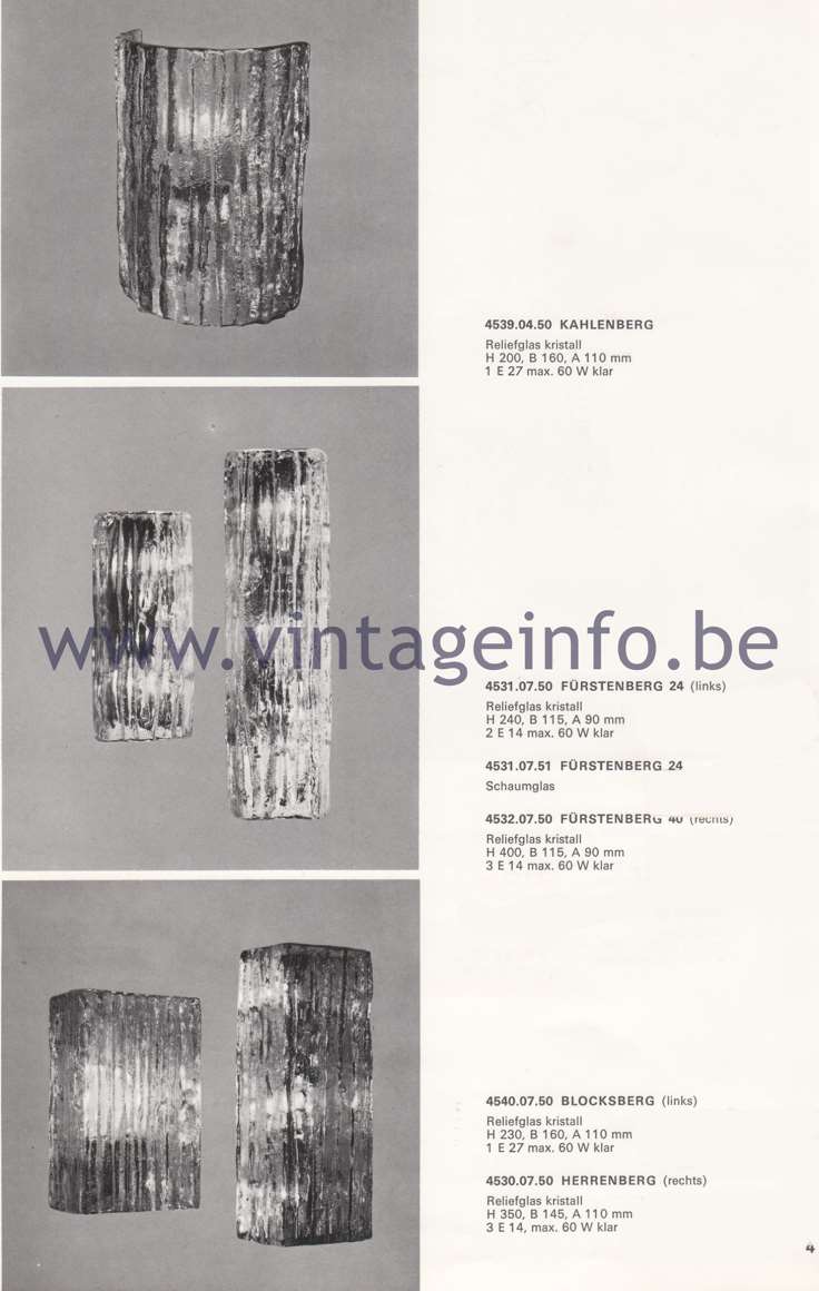 Kalmar Franken KG Catalogue 1974 