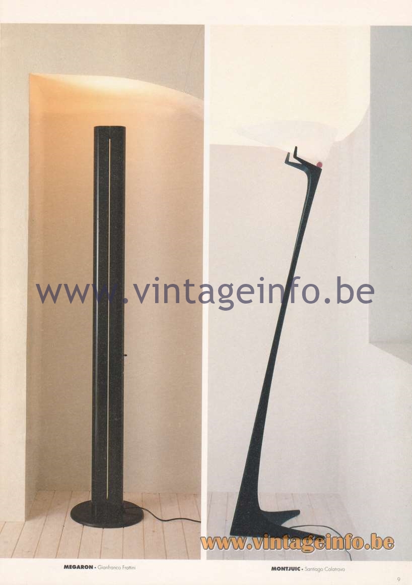Artemide Catalogue 1992 - Floor Lamps