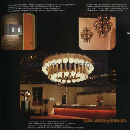 Raak Catalogue 11, 1978 – All special lighting created by Raak on demand