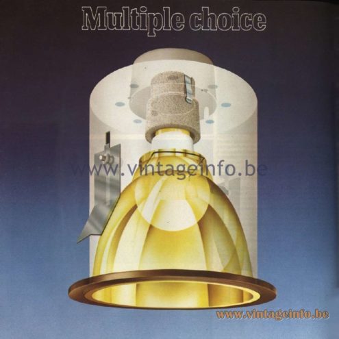 Raak Catalogue 11, 1978 – Multiple Choice Recessed Spotlight