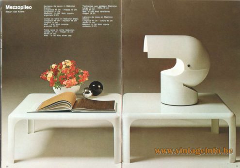 Artemide Mezzopileo Table Lamp, Design: Gae Aulenti