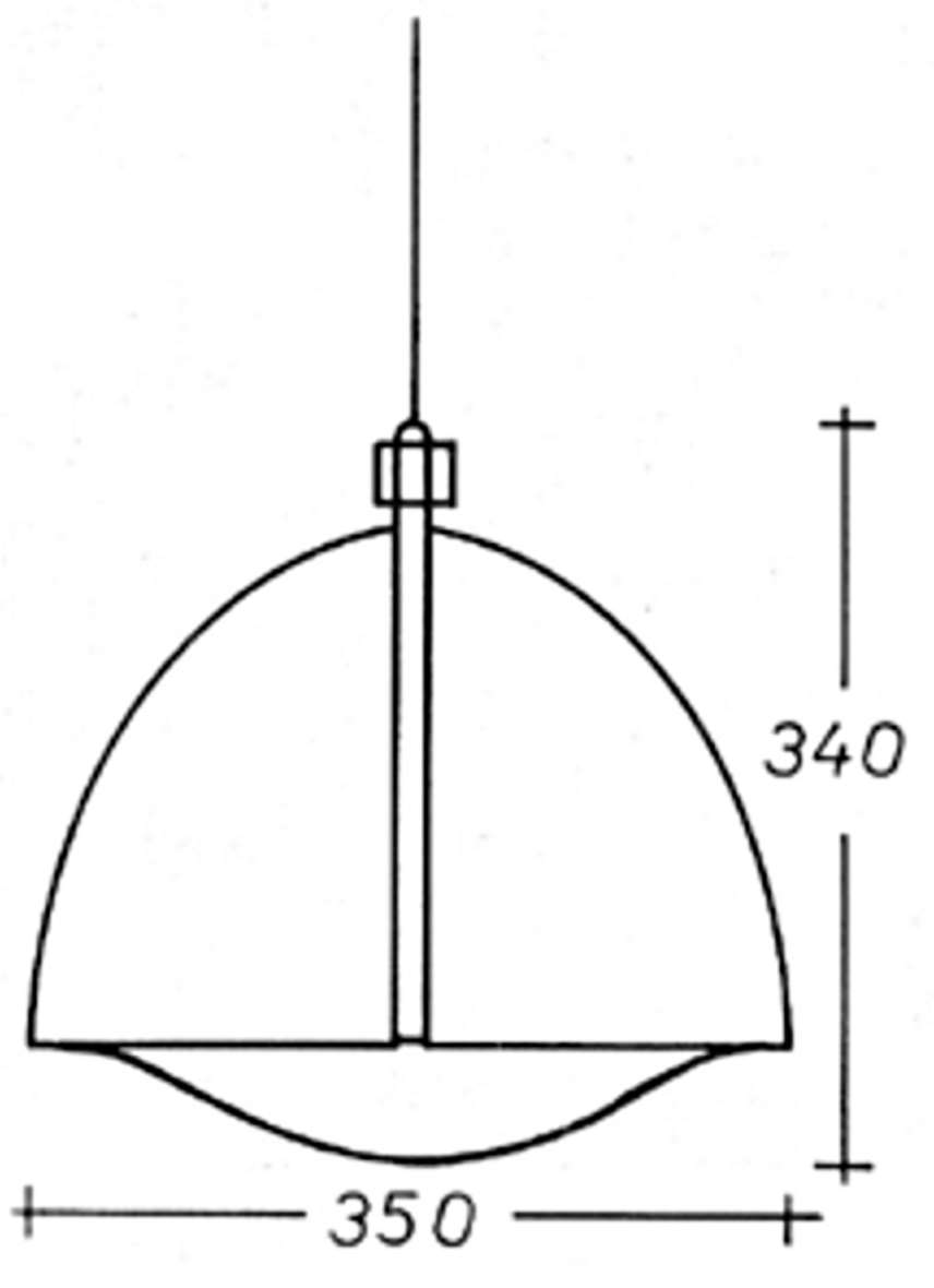 Harvey Guzzini Orione Pendant Light - scheme