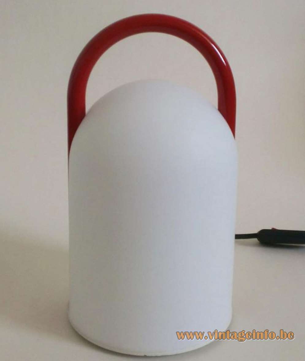Romolo Lanciani - Tender Table Lamp - Tronconi Red Handle