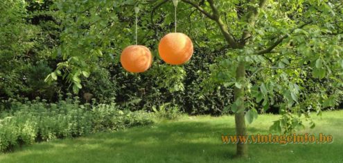 Sugar Ball Pendant Lamps Hanging In The Walnut Tree