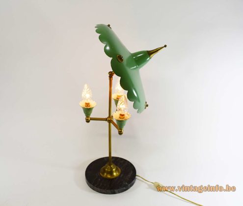 1950s Italian Parasol Table Lamp 3