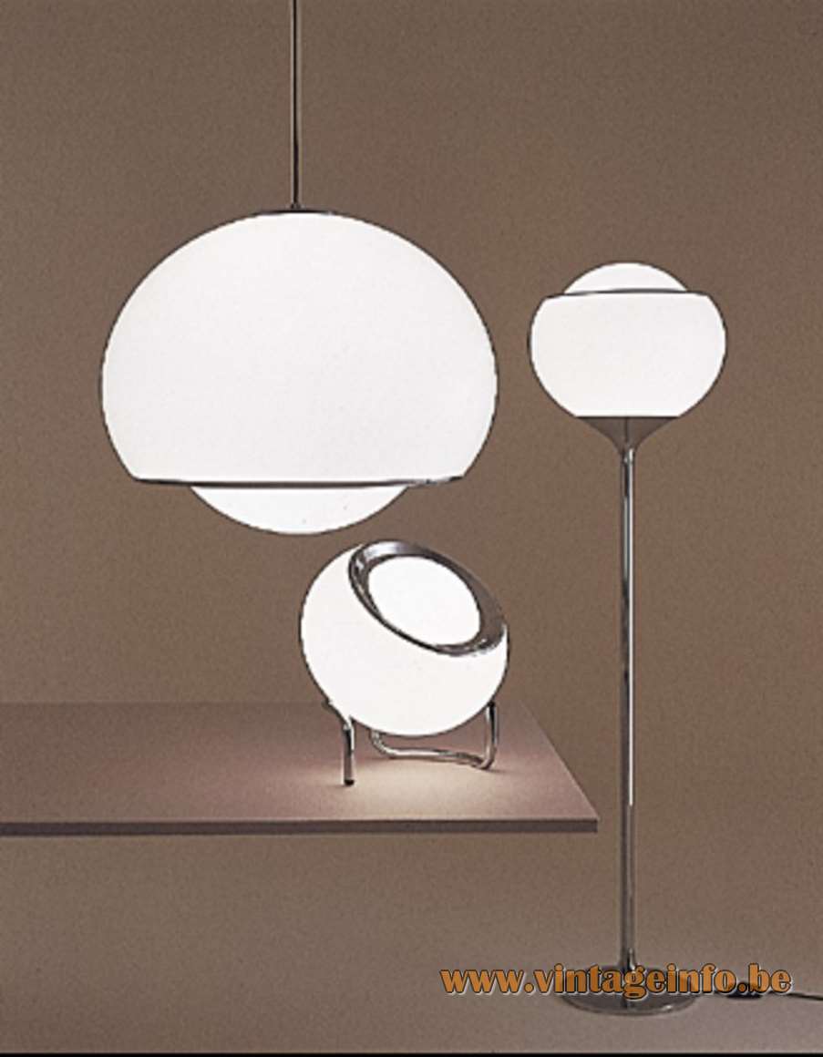 Harvey Guzzini Bud Pendant Lamp acrylic Design: 1968 Studio 6G IGuzzini Grande Meblo
