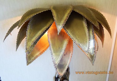 Maison Jansen Palm Tree Wall Lamp 2