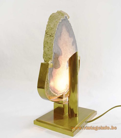 Agate Geode Slice Table Lamp 4