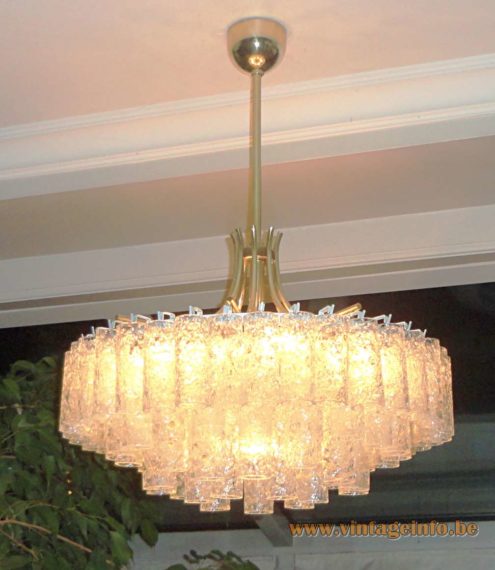 Doria Glass Tubes Chandelier 1