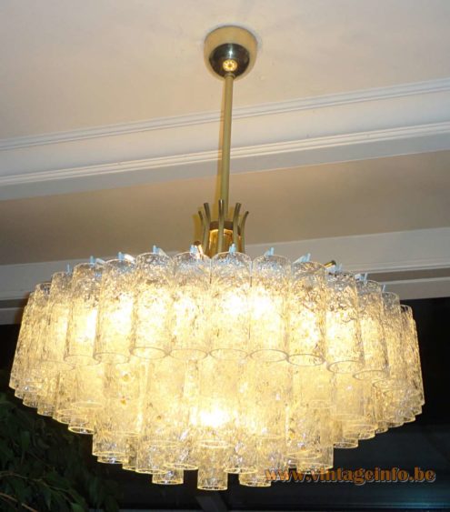 Doria Glass Tubes Chandelier 3