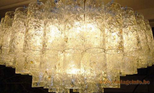 Doria Glass Tubes Chandelier 4