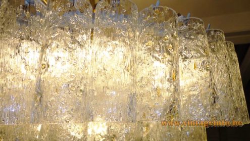 Doria Glass Tubes Chandelier 5