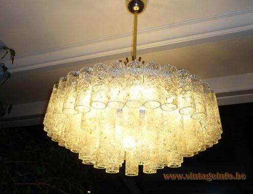 Doria Glass Tubes Chandelier 7