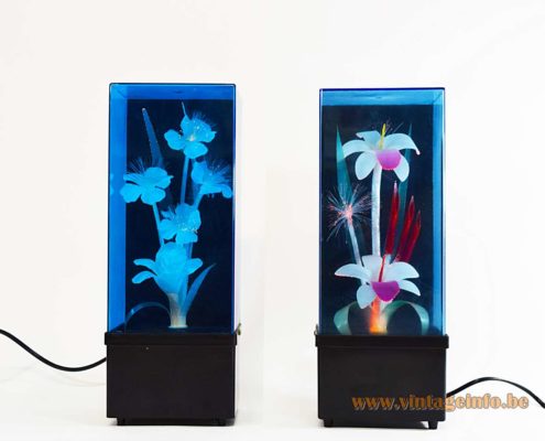 Fiberglass Flower Kitsch Table Lamps 10