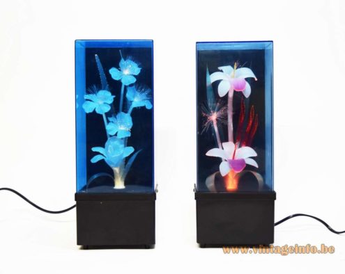 Fiberglass Flower Kitsch Table Lamps 9