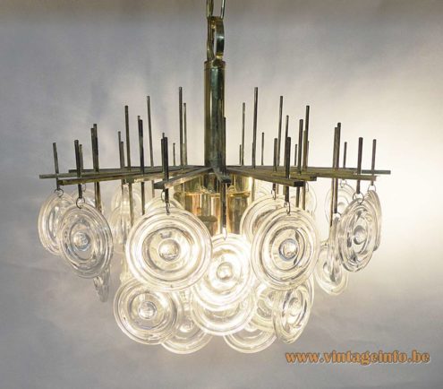 Gaetano Sciolari Disc Chandelier 2