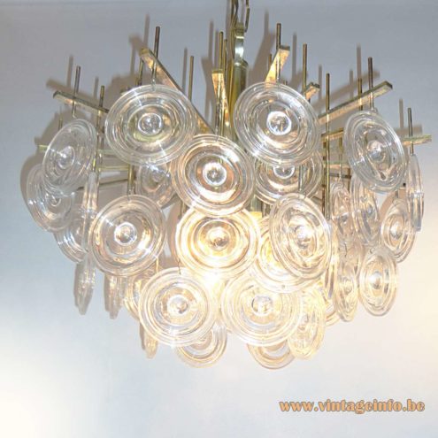 Gaetano Sciolari Disc Chandelier 8