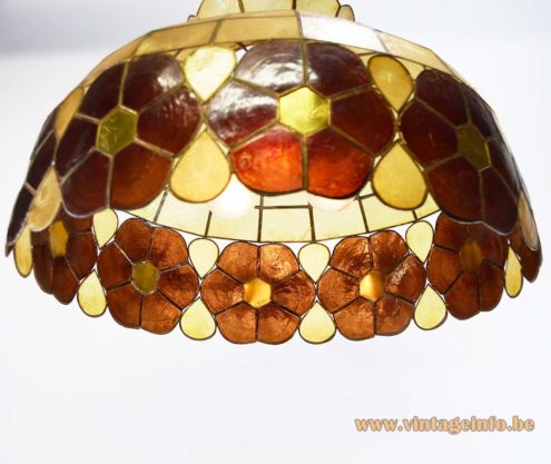 Large Capiz Chandelier 7