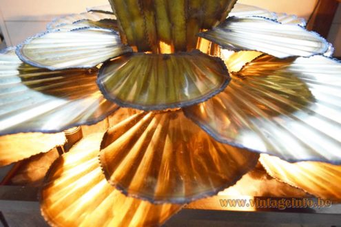 Maison Jansen Cattail and Water Lilies Floor Lamp 8