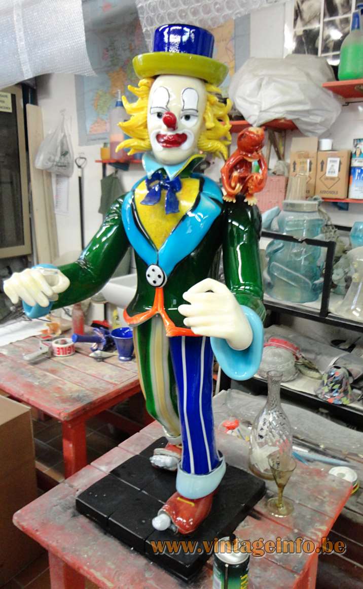 Murano clown made by Pino Signoretto in 2014