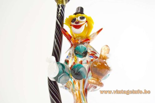 Murano Clown Table Lamp 11