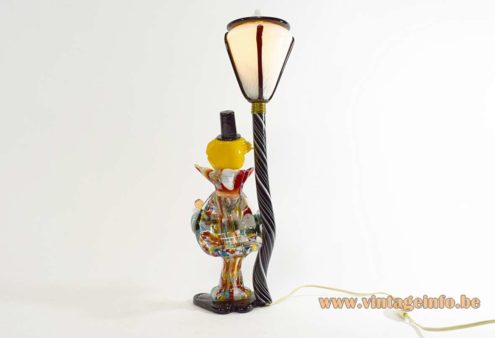 Murano Clown Table Lamp 4