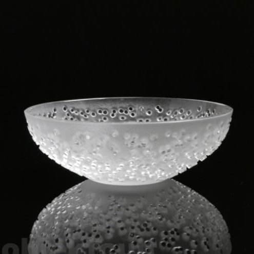 Peill Putzler Patmos Scale Horst Tüselmann 1971 clear frosted glass dots spots hand blown