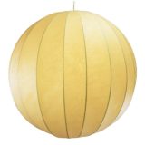 Raak Chrysaline pendant lamp big Cocoon plastic globe model B-1057 1950s 1960s vintage light MCM