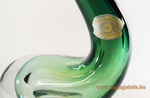 Val Saint Lambert Swan Table Lamp 5