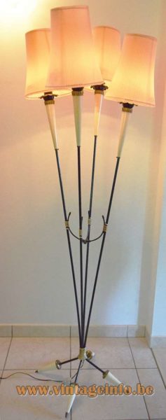 1950s Italian Rhodoid Floor Lamp 1