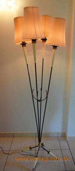 1950s Italian Rhodoid Floor Lamp 10