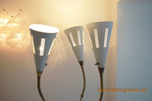 1950s Trumpet Floor Lamp 3