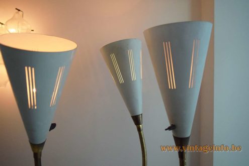 1950s Trumpet Floor Lamp 7