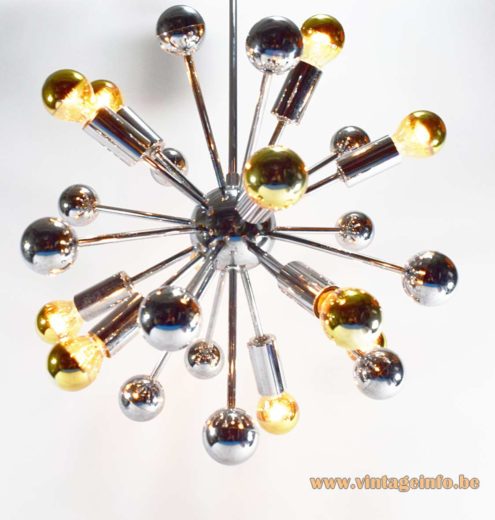 1960s Sputnik Chandelier 4