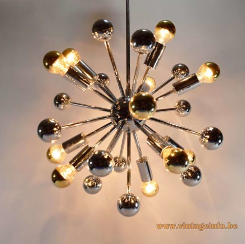 1960s Sputnik Chandelier 5