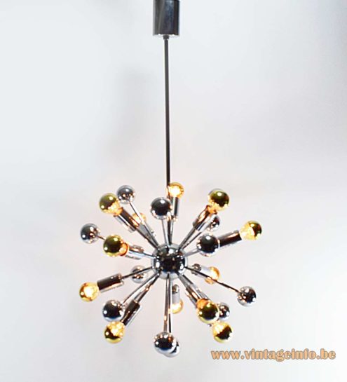 1960s Sputnik Chandelier 6