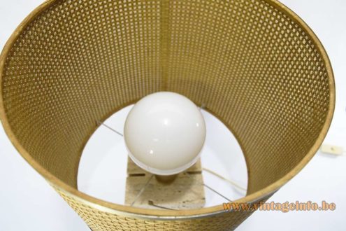 Fratelli Mannelli Travertine Table Lamp 8