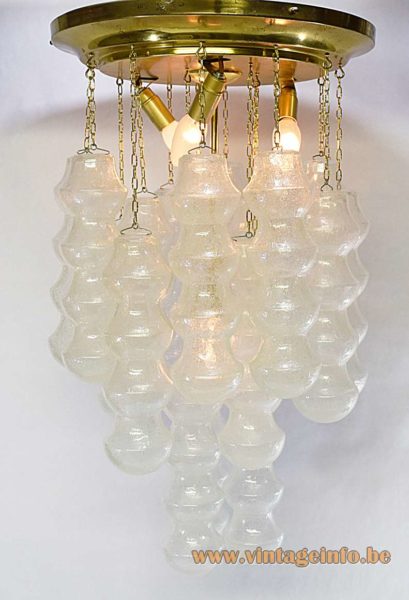Murano Bubble Tubes Ceiling Light 1