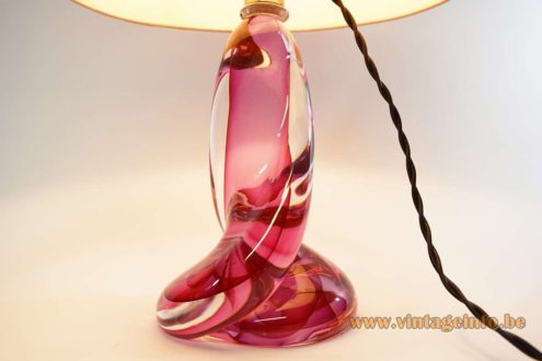 Val Saint Lambert Eclair Table Lamp 3