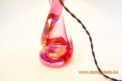 Val Saint Lambert Eclair Table Lamp 5