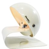 iGuzzini Bugia table or wall lamp 1975 design: Giuseppe Cormio white metal adjustable lampshade curved slat