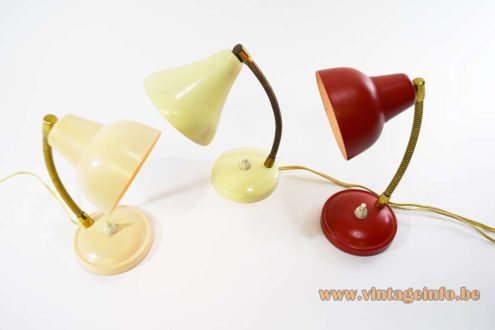 1950s Aluminor Bedside Lamps 9