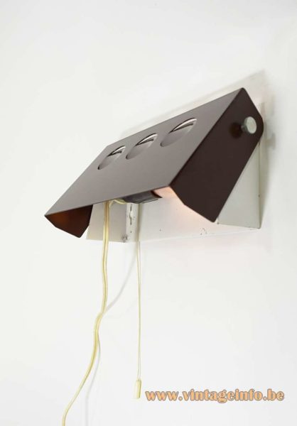 1960s Rectangle Wall Light 4