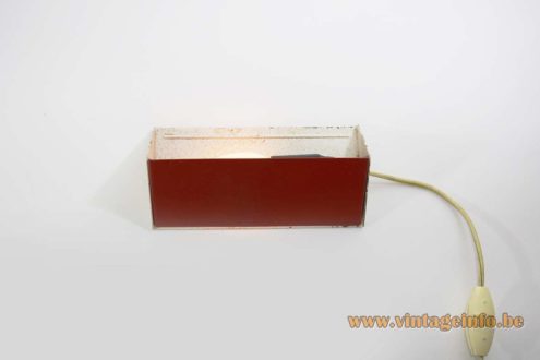 1960s Rectangle Wall Light 7 1